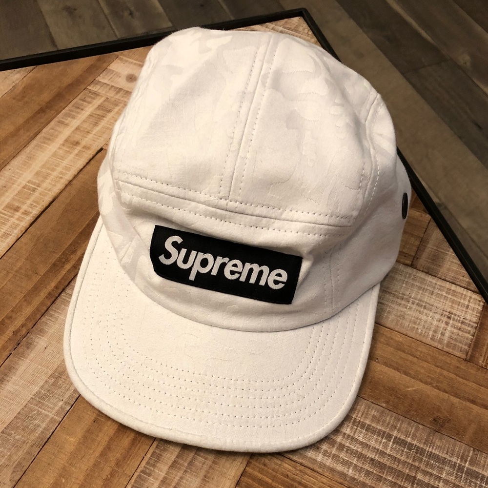 Supreme S/S 14 Camp Cap in White